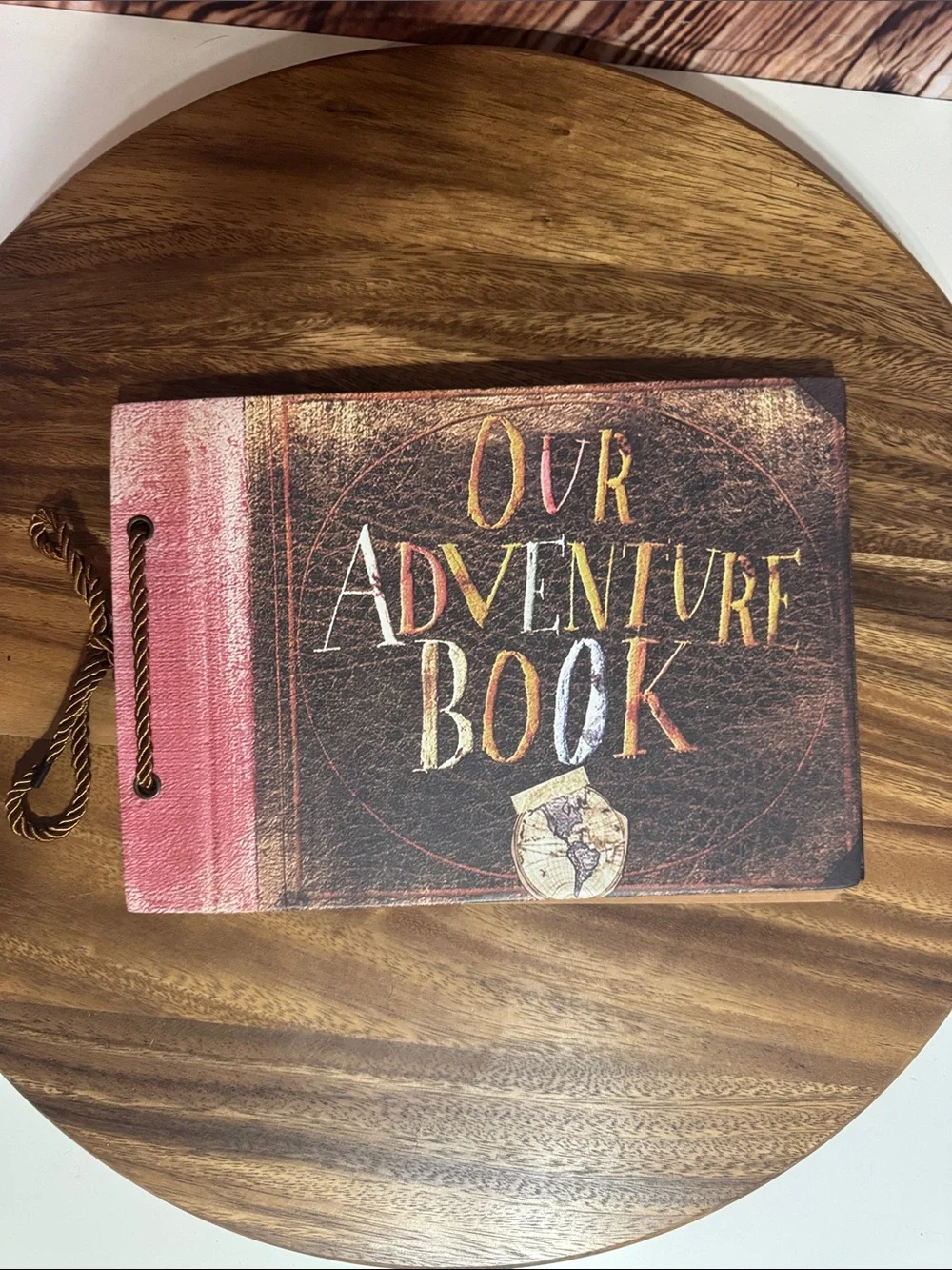 Our Adventure Book Journal - Vintage Brown & Red Cover